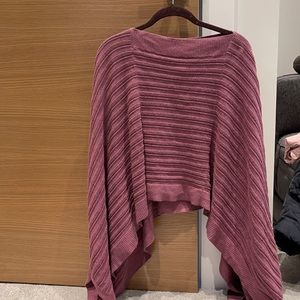 Plum/Pink cape/poncho